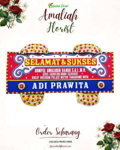 Karangan Bunga Ucapan Selamat di Sindangratu